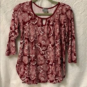 imodee top- small- soft 3/4 sleeves